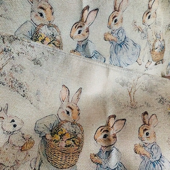4 Charming Bunny Print Placemats - Picture 2 of 4
